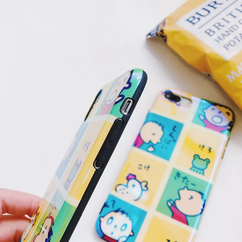 ORYKSZ мультфильм мальчик рисунком чехол для телефона iPhone 6 6s Plus Glossy силикона TPU
