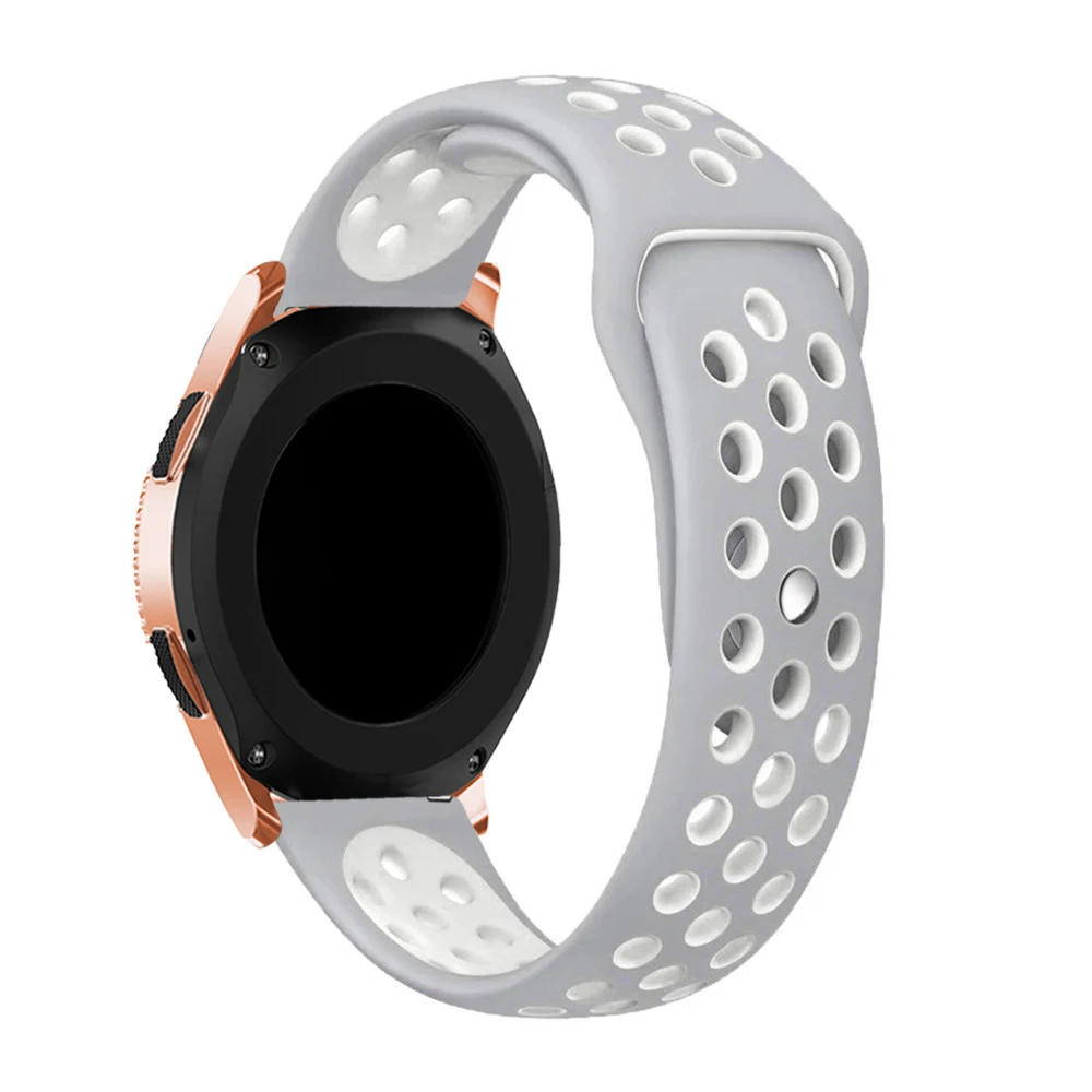 20 мм резиновый ремешок для Samsung Gear S2 sport frontier classic Galaxy Watch 42 смарт часов