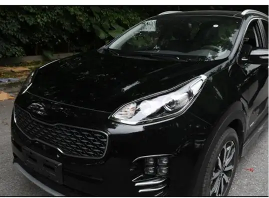 Для KIA Sportage 2016 2017 ABS Хромированная Накладка внешняя передняя фара защитная рамка