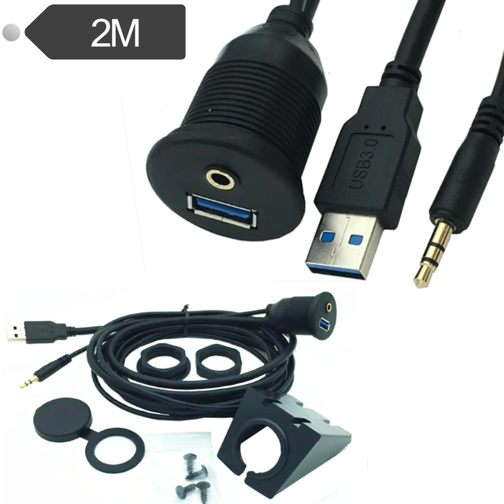 Автомобиль и Мотоцикл приборной панели линии с кронштейном USB3.0 аудио