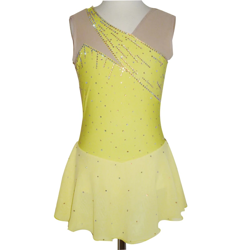 Индивидуальный костюм для катания на коньках платье ритмической гимнастики с