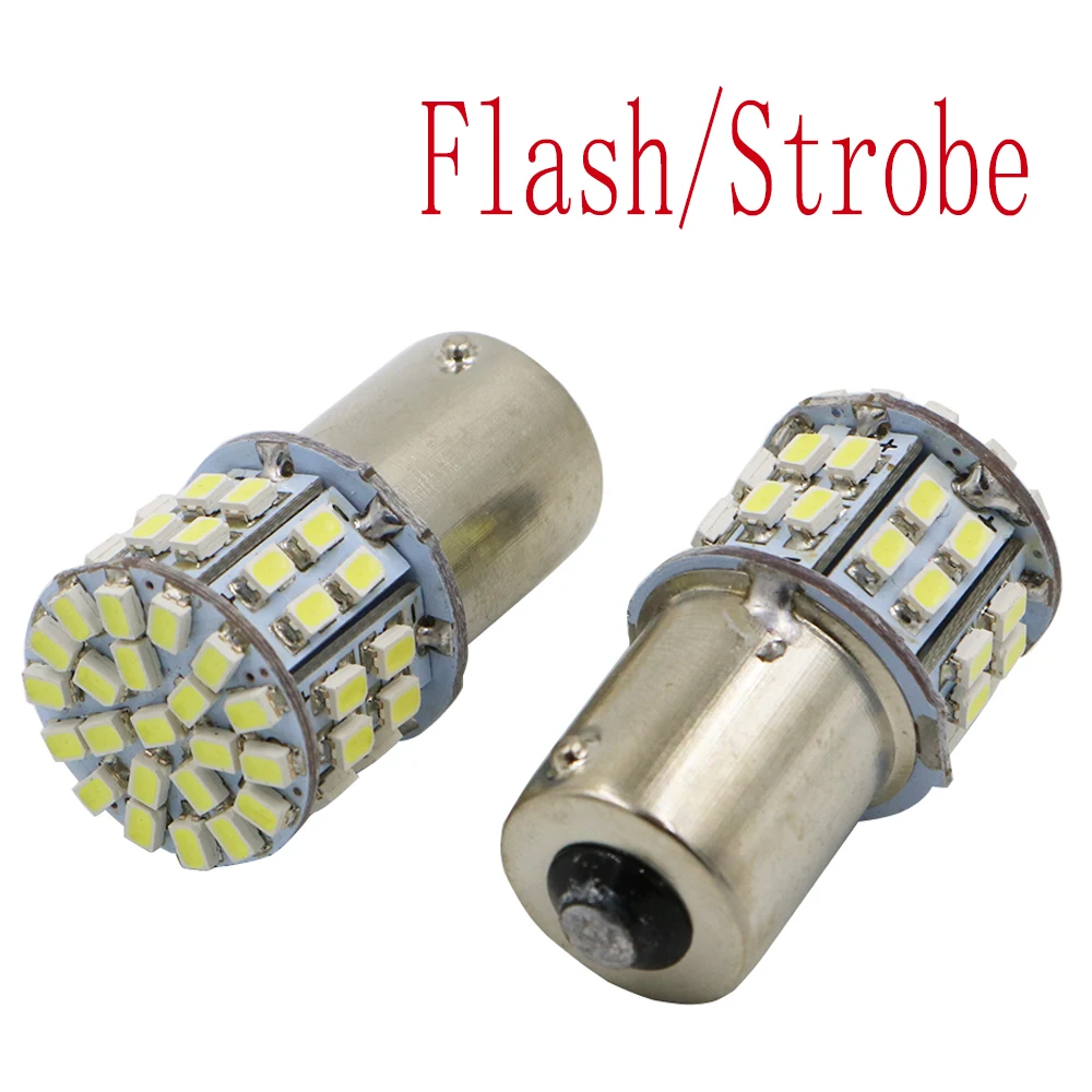 YSY 2 шт. светодиодные тормозные лампы белого и красного цвета BA15S R5W 1156 P21W 1206 3020 50SMD