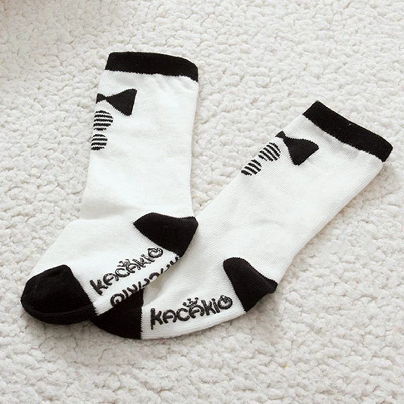 2020 хлопковые носки для малышей в горошек с бантом девочек модные мальчиков Meias