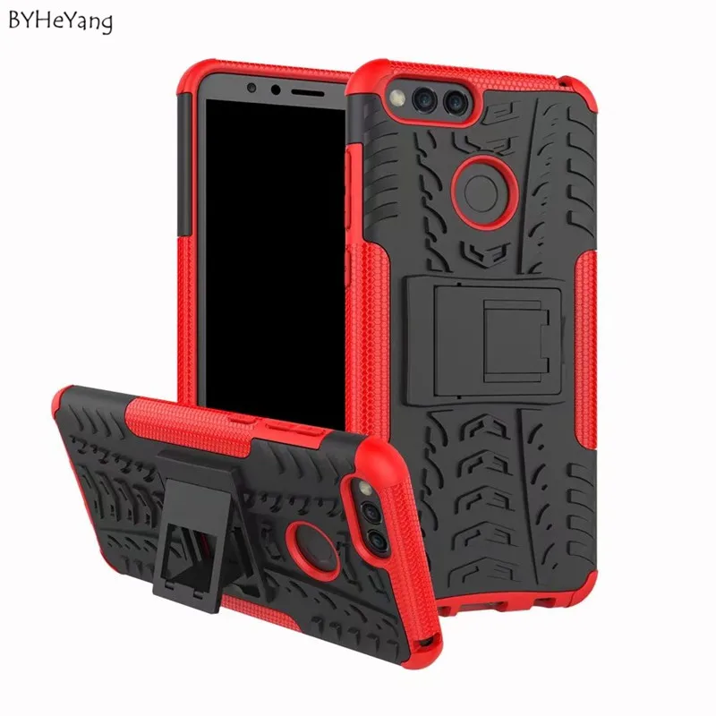 BYHeYang armor case for Huawei Honor 7X cover Luxury Full Protective Hard Phone Back Bags Cases 7 X 5.93 inch |