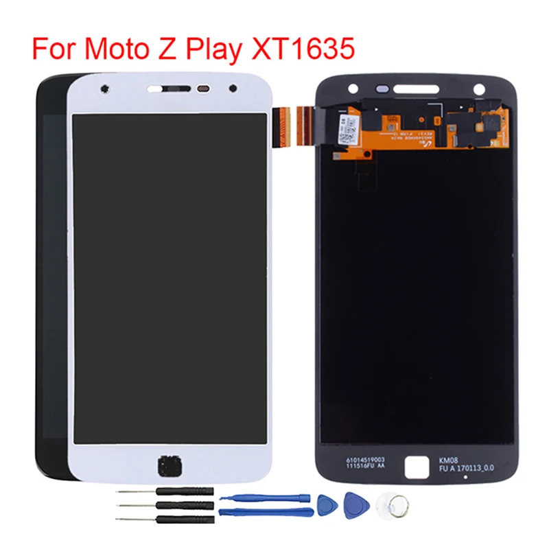 5,5 дюймов AMOLED ЖК-дисплей для Motorola Moto Z Play XT1635 сенсорный экран дигитайзер 1920*1080 сборка бесплатные инструменты