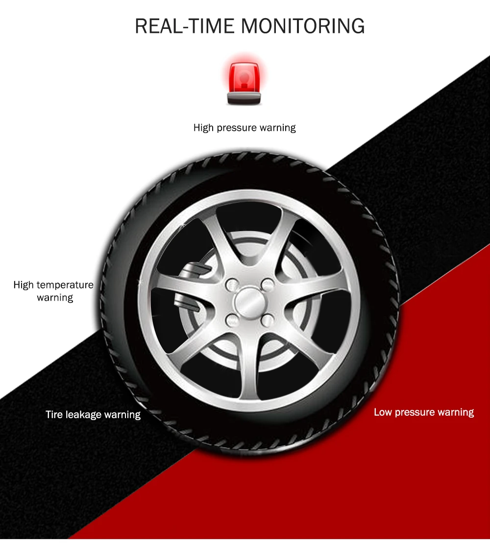 Система мониторинга давления в шинах мотоциклов 2 шт. с Bluetooth TPMS режим приложения