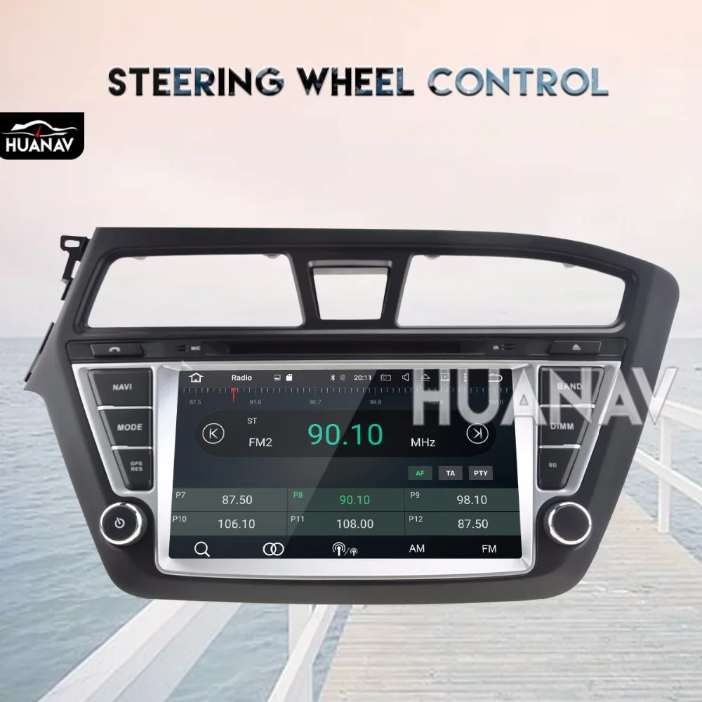 Dvd-плеер gps навигации для HYUNDAI I20 левой рукой 2014-2017 DVD Мультимедиа Android 8 0/Android 7 1 2 din