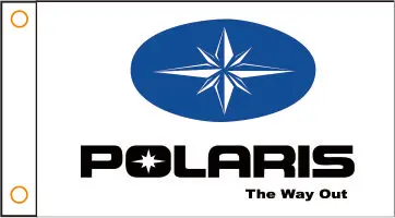 Флаг на заказ баннер для мотоцикла флаг POLARIS 3x5 футов полиэстер 02 | Дом и сад