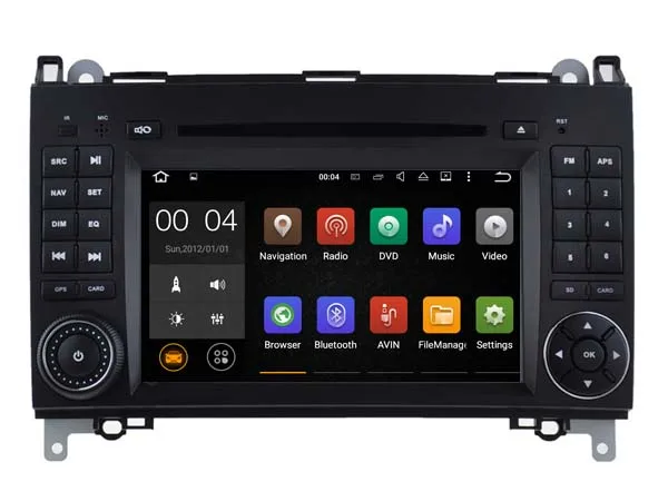 Android 7.1 Car Audio dvd плеер GPS для MERCEDES BENZ a/b класс мультимедиа навигация головное