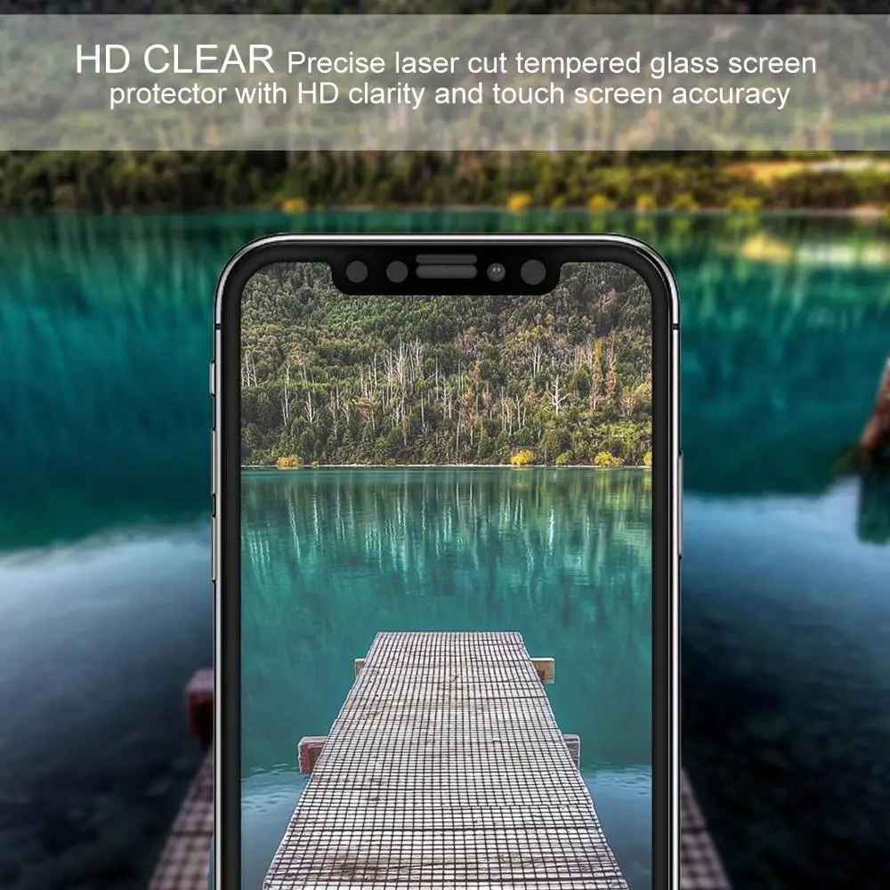 4D протектор экрана из закаленного стекла для IPhone X | Мобильные телефоны и