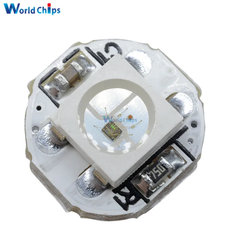 10x10 100 бит печатная плата WS2812B полноцветная DC5V SMD 5050 RGB Светодиодная панель