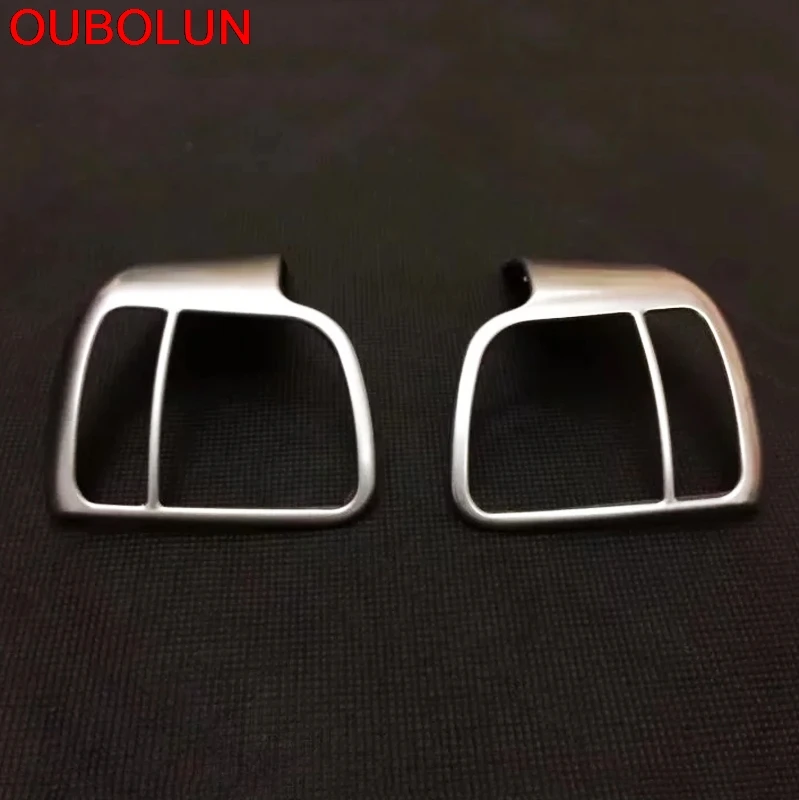 OUBOLUN 2 шт. для Toyota Sienna 2015 2016 2017 высочайший уровень интерьера ABS хром переключатель