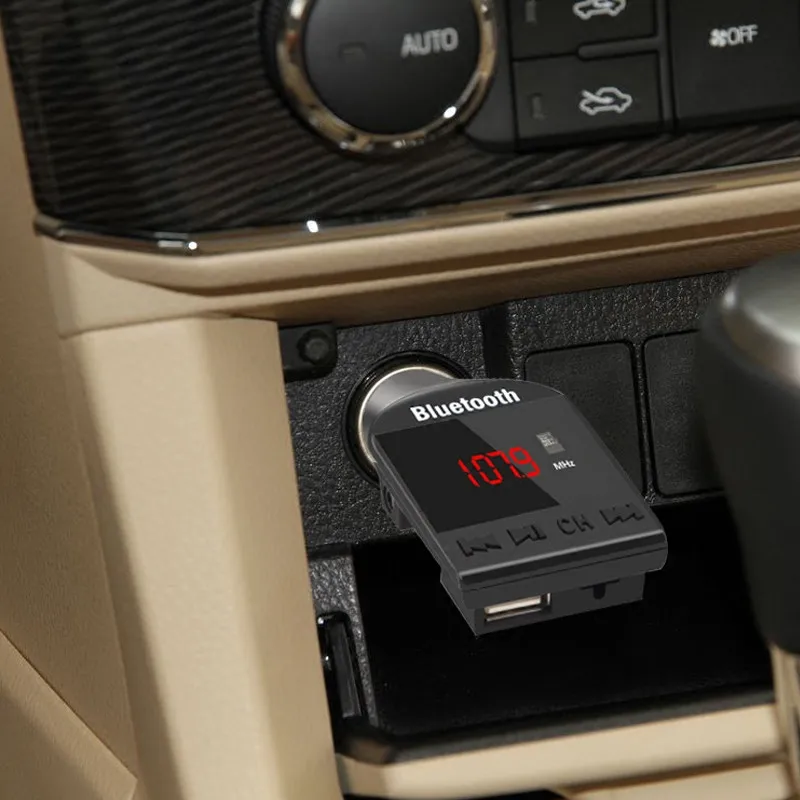 Автомобильный Bluetooth-модулятор JINSERTA FM-трансмиттер громкая связь mp3-плеер