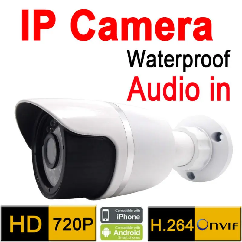

Ip-камера наружного видеонаблюдения 720p hd с защитой от непогоды
