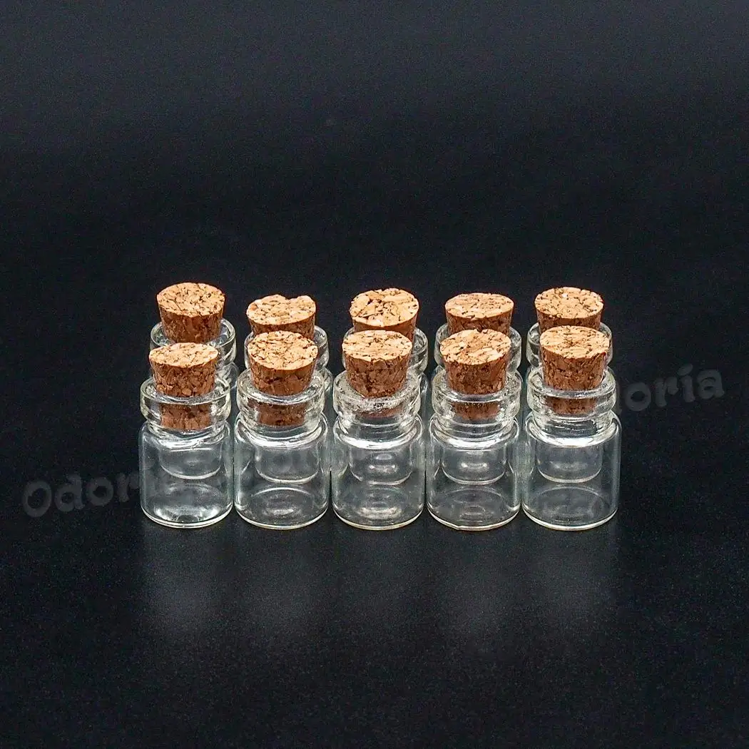 Odoria 1:12, миниатюрные 10 шт. стеклянные бутылки, баночки с пробкой для хранения продуктов, кукольный домик, кухонные принадлежности