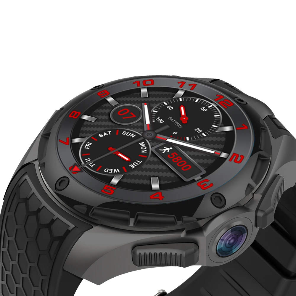 W2 3G Smart Phone Watch IP68 Waterproof Weather Heart Rate 2G+16G WIFI GPS Android 7.0 Smartwatch Men | Электроника