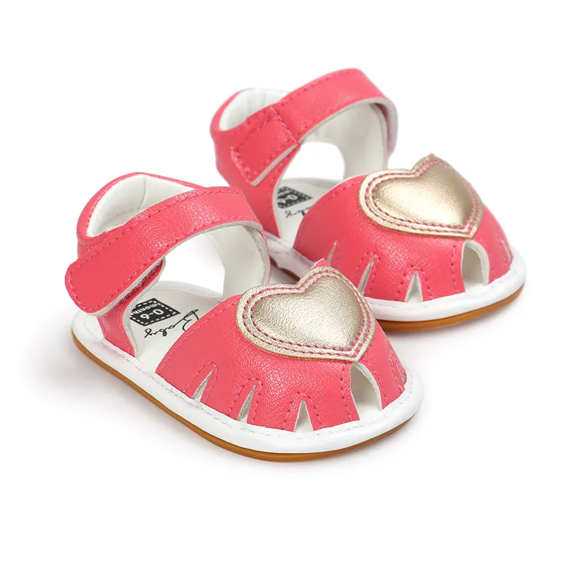 Летняя новая стильная разноцветная обувь для маленьких девочек полосатый крючок