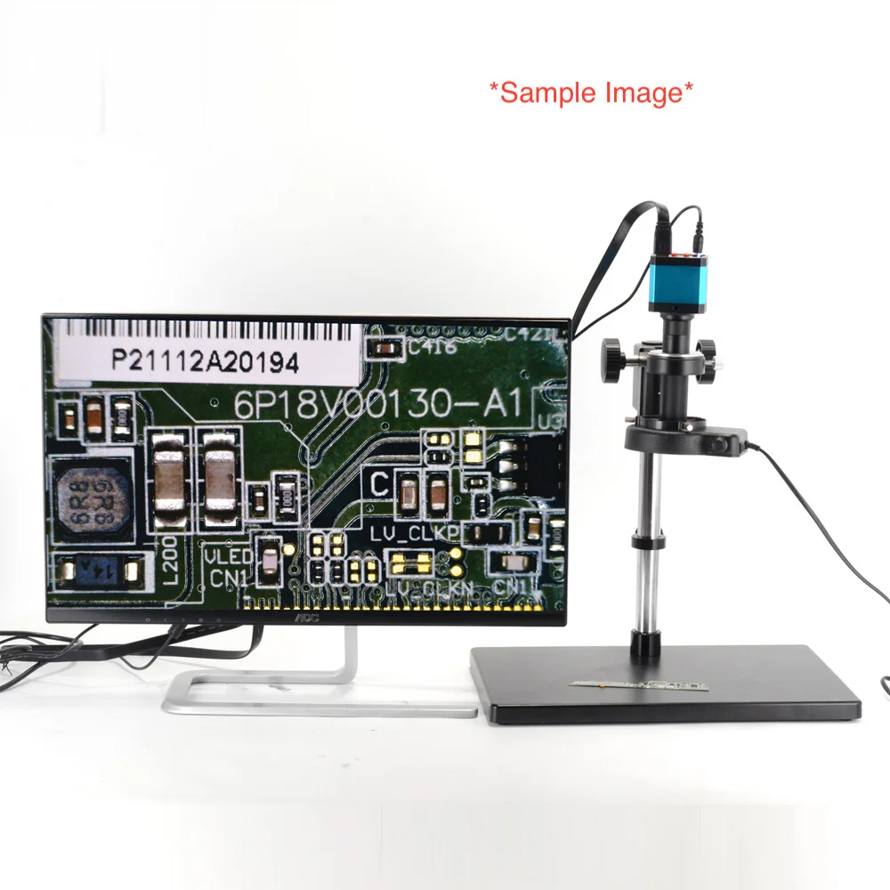 Цифровая промышленная камера Hayear микроскоп 14 МП HDMI USB зум-объектив 120X Широкое