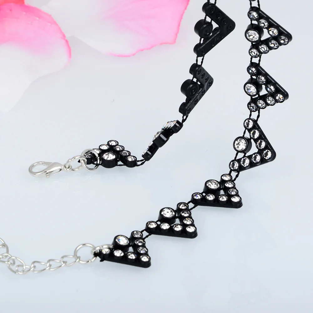 Нильсен Новый Стильный Простой Треугольники инкрустированные Цепочки и