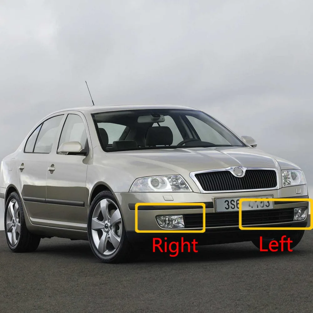 Светодиодный светильник для Skoda Octavia A5 MK2 седан Combi 2004 2005 2006 2007 2008 спереди светодиодный фонарь светильник тумана светильник