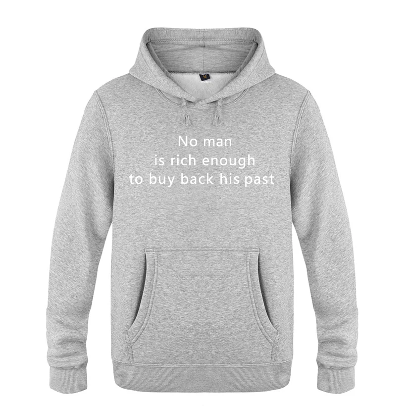 Ни один человек достаточно богатый выкупить его прошлом худи с надписью Для