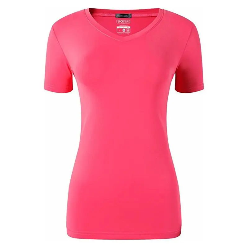 

jeansian Women's Slim Quick Dry Fit Breathable Short Sleeve T-Shirt Tee Shirt Tshirts Running Fitness Workout SWT262 Black2