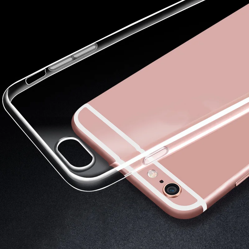 Ультратонкий прозрачный ТПУ для iPhone 7/7 Plus силиконовая гибкая мягкая крышка