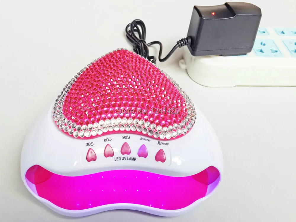 Бесплатная доставка Сердце Форма 5 Вт USB/Батарея/адаптер Led УФ лампы отверждения