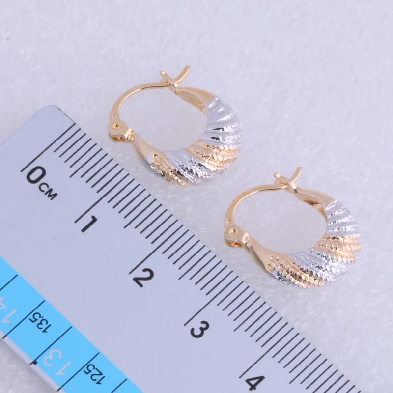 Любовный монолог Новый! Специальные золотистые серьги кольца ювелирные изделия