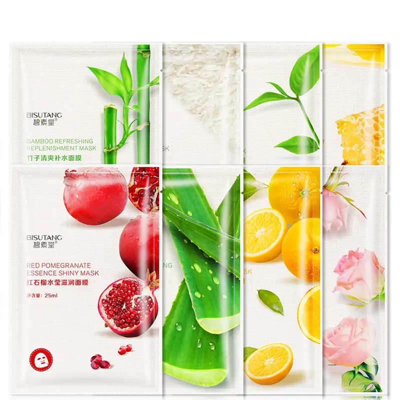 Алоэ/роза маска и растение фрукты все виды кожи уход увлажняющая для лица