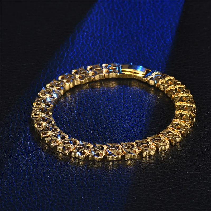 MOLIAM Stainless Steel Bracelets &amp Bangles for Women Men Unisex Gold-Color Link Chain Bracelet Punk Party Jewelry Gifts MLBL075 |