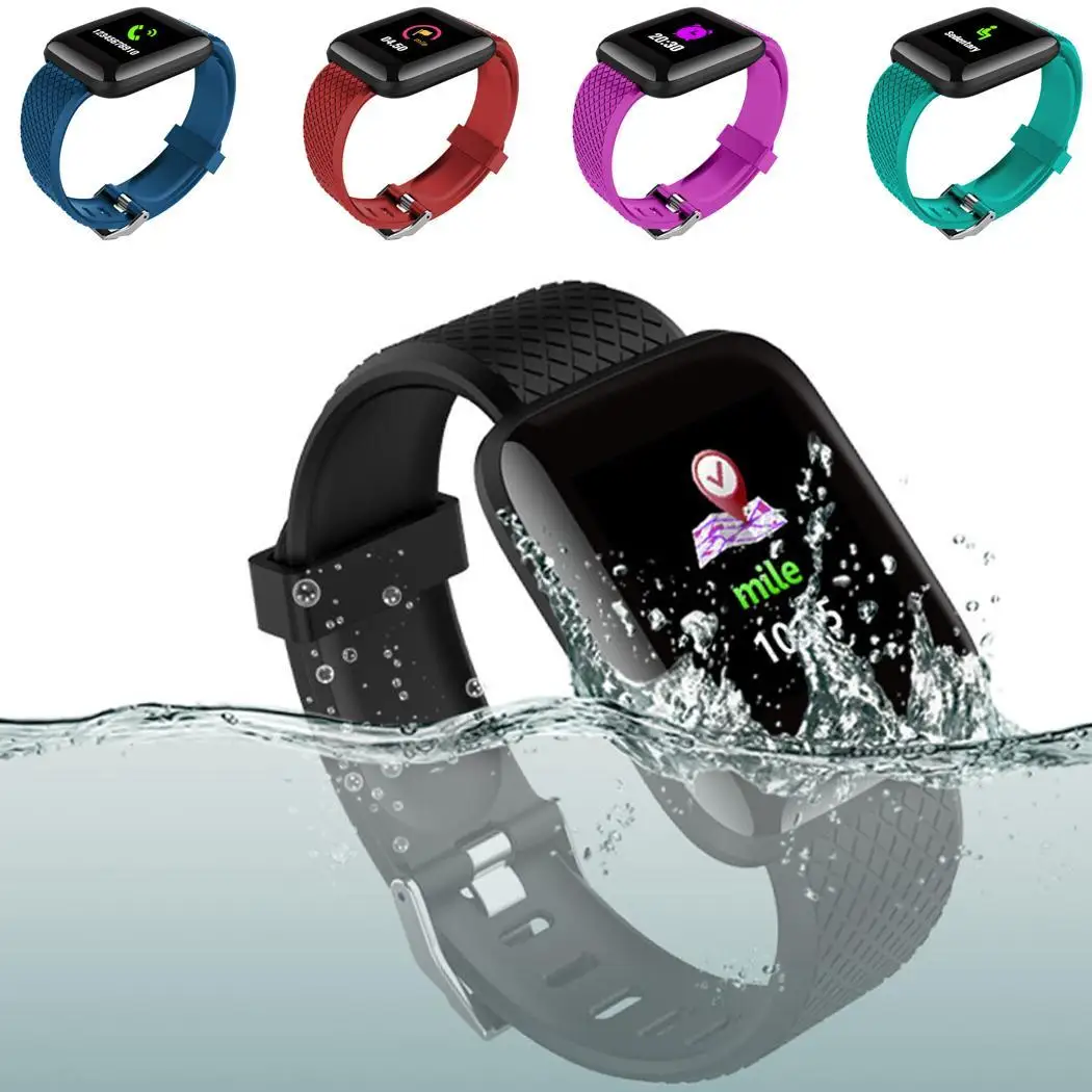 Bluetooth умный Браслет измерения артериального давления фитнес трекер часы