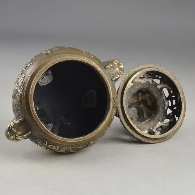 Продуманная Китайская классическая медная винтажная ручная работа Будда