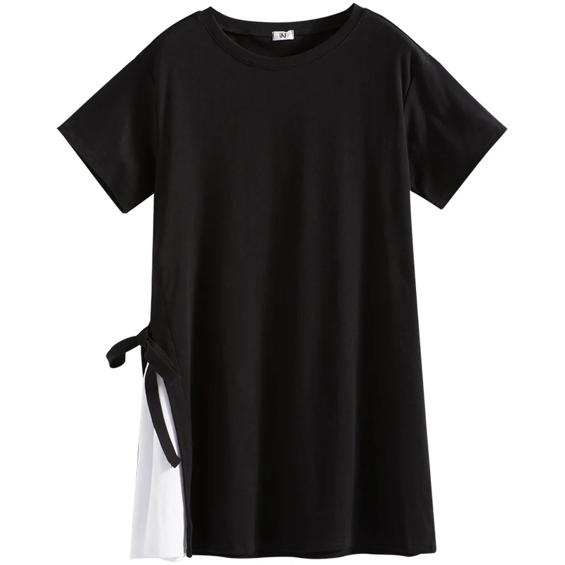 New Women's Dress Summer Sundress Short Sleeve Casual Women Mini Dresses Big Size Loose Female Clothing 2019 GGZ19083 | Женская