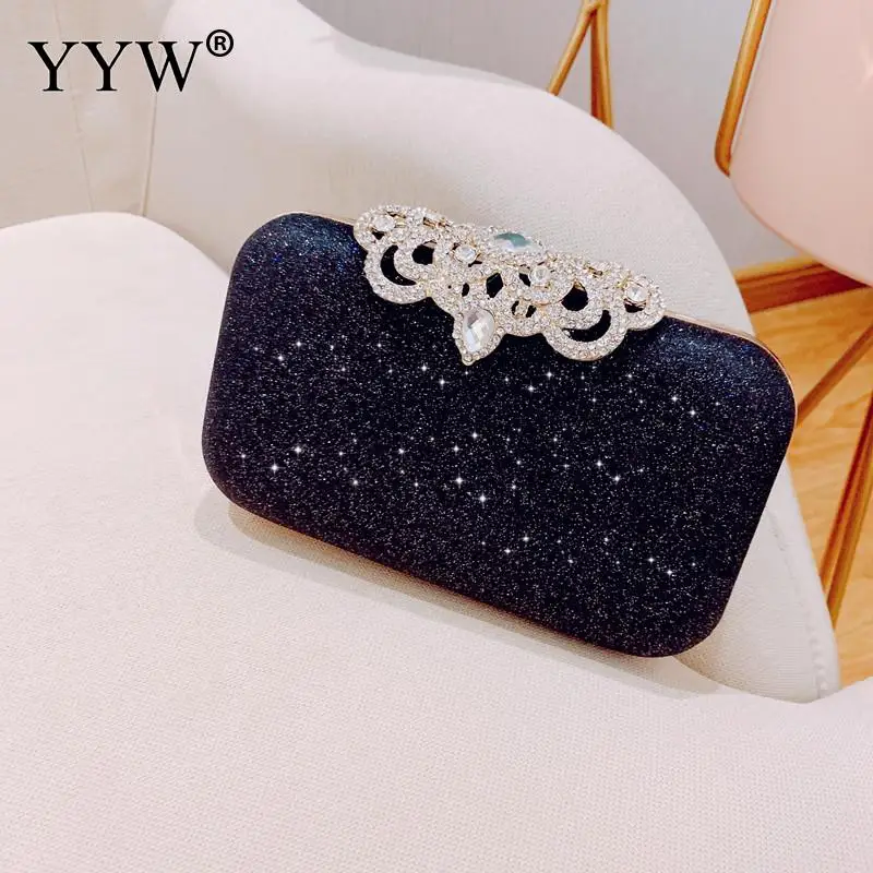 royal blue Свадебные блестящие сумочки, синий вечерний клатч, женские сумки, свадебные металлические вечерние сумочки, клатчи на цепочке, белая сумка на плечо - Цвет: royal blue