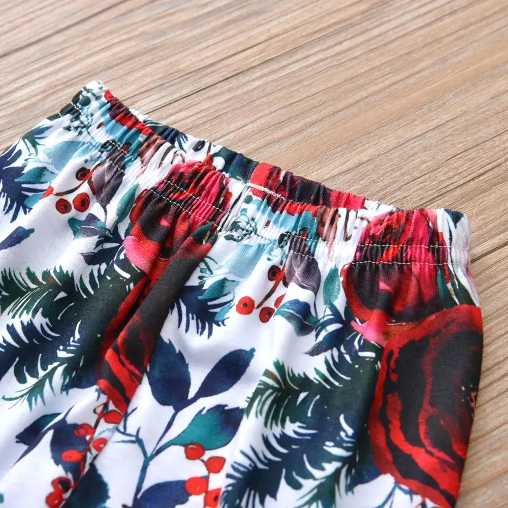 Комплект одежды для малыша комплект новорожденных девочек Милая футболка с