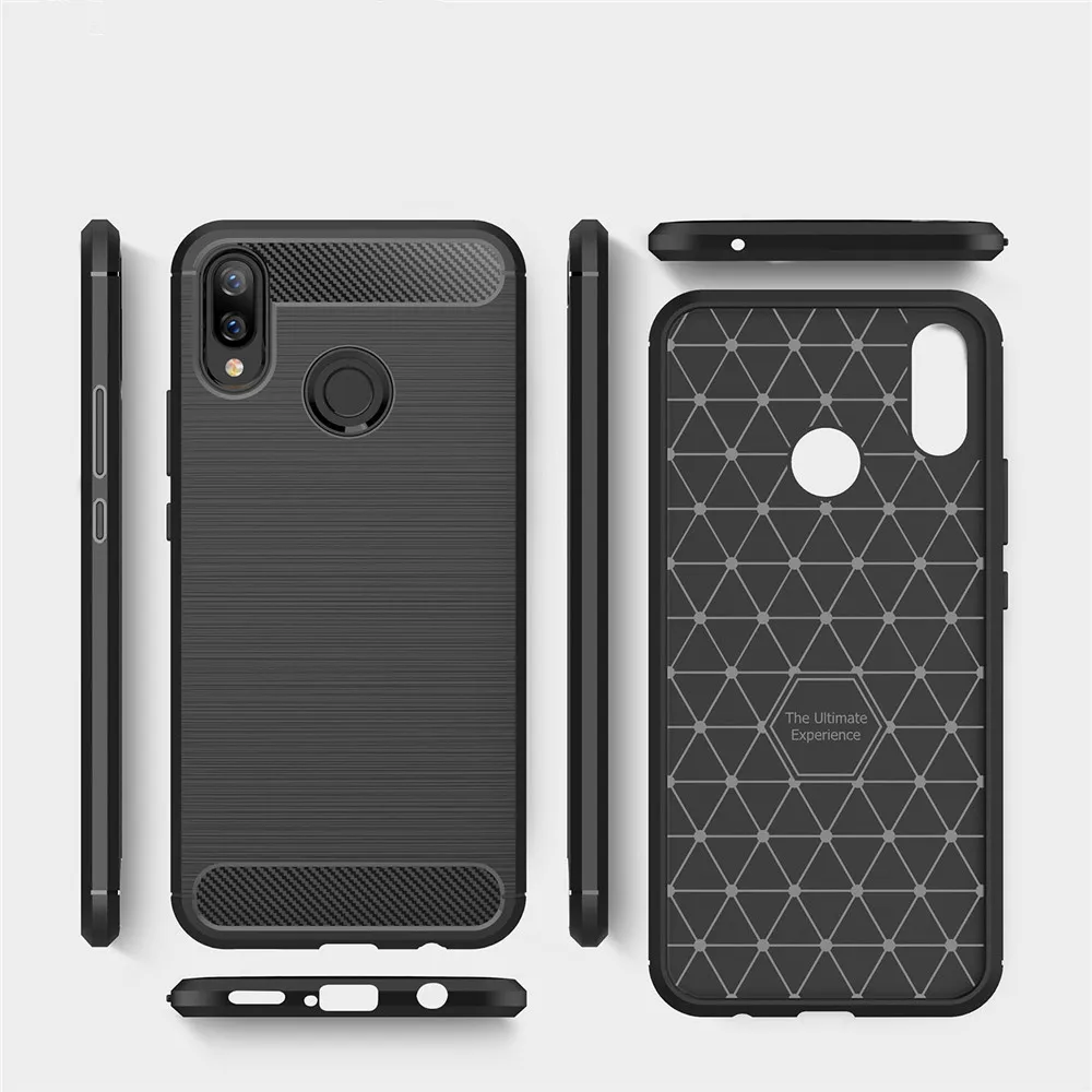 Чехол для Huawei P Smart + с двумя Sim-картами роскошный мягкий силиконовый чехол из ТПУ