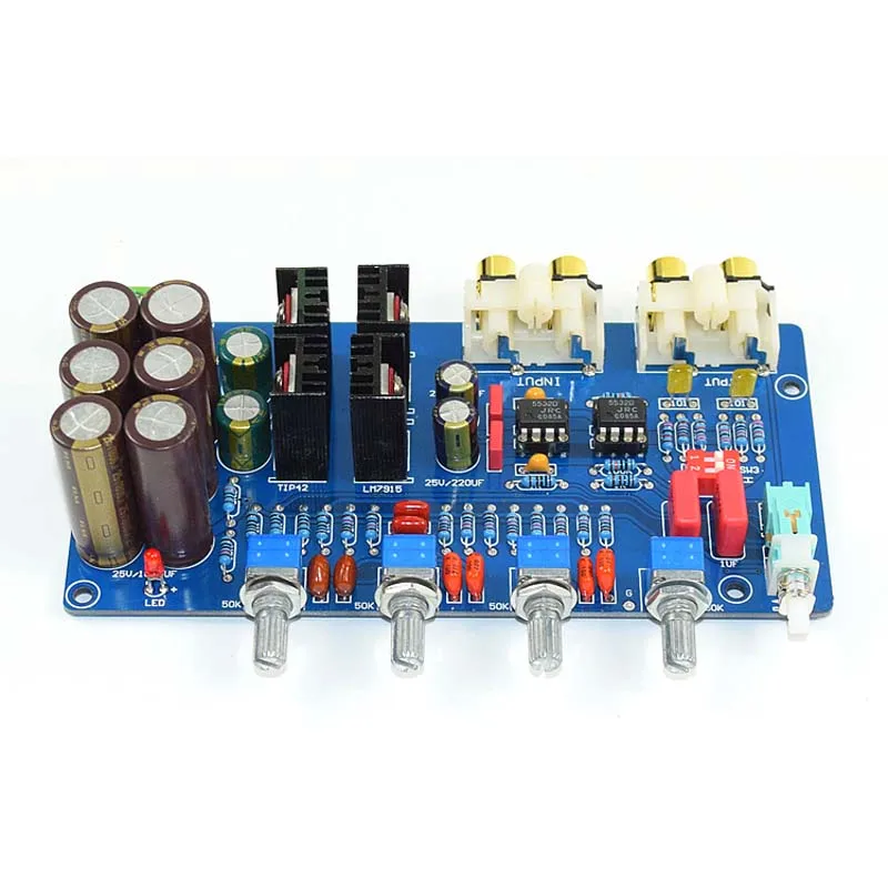 JRC5532 Двойной AC 12 V 18 музыка регулятор громкости HIFI op усилитель предусилитель аудио