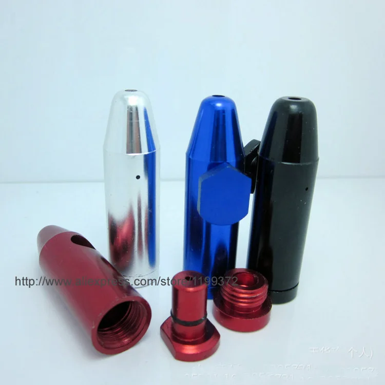 Цилиндрическая алюминиевая металлическая курительная трубка для табака кальян