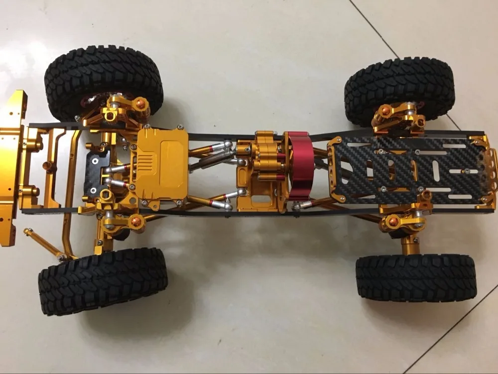 Высококачественный полностью металлический станок с ЧПУ SCX10 ROCK CRAWLER масштаб 1:10