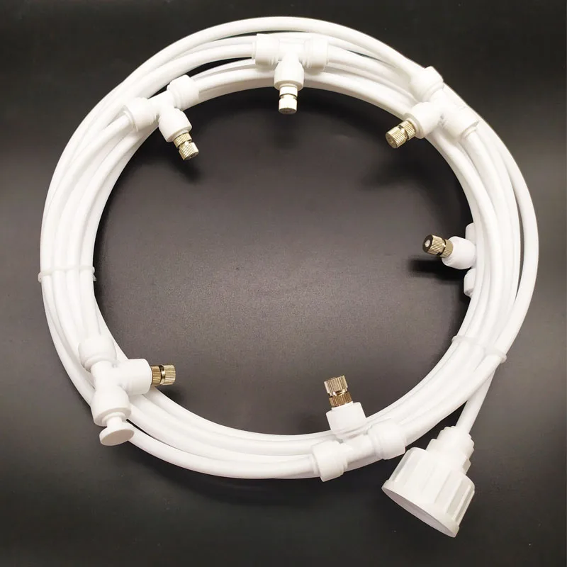 6 м белое наружное запотевание опрыскиватель системы для теплицы цветы полива