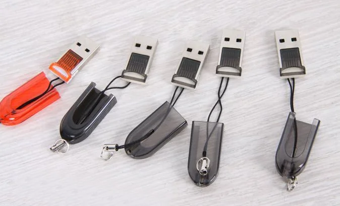 Изысканный портативный USB 2.0 Mini Micro SD TF Флэш-Памяти MicroSD Карта Sd Чтения Адаптер для