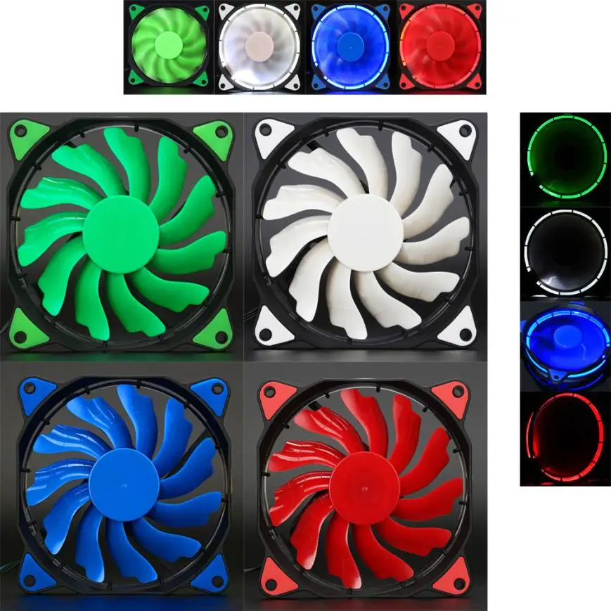 Кулер для процессора master rgb Вентилятор охлаждения ТИХИЙ 120 мм DC 12 В 3+ 4pin светодиодный Прозрачный чехол для компьютера вентилятор охлаждения для радиатора