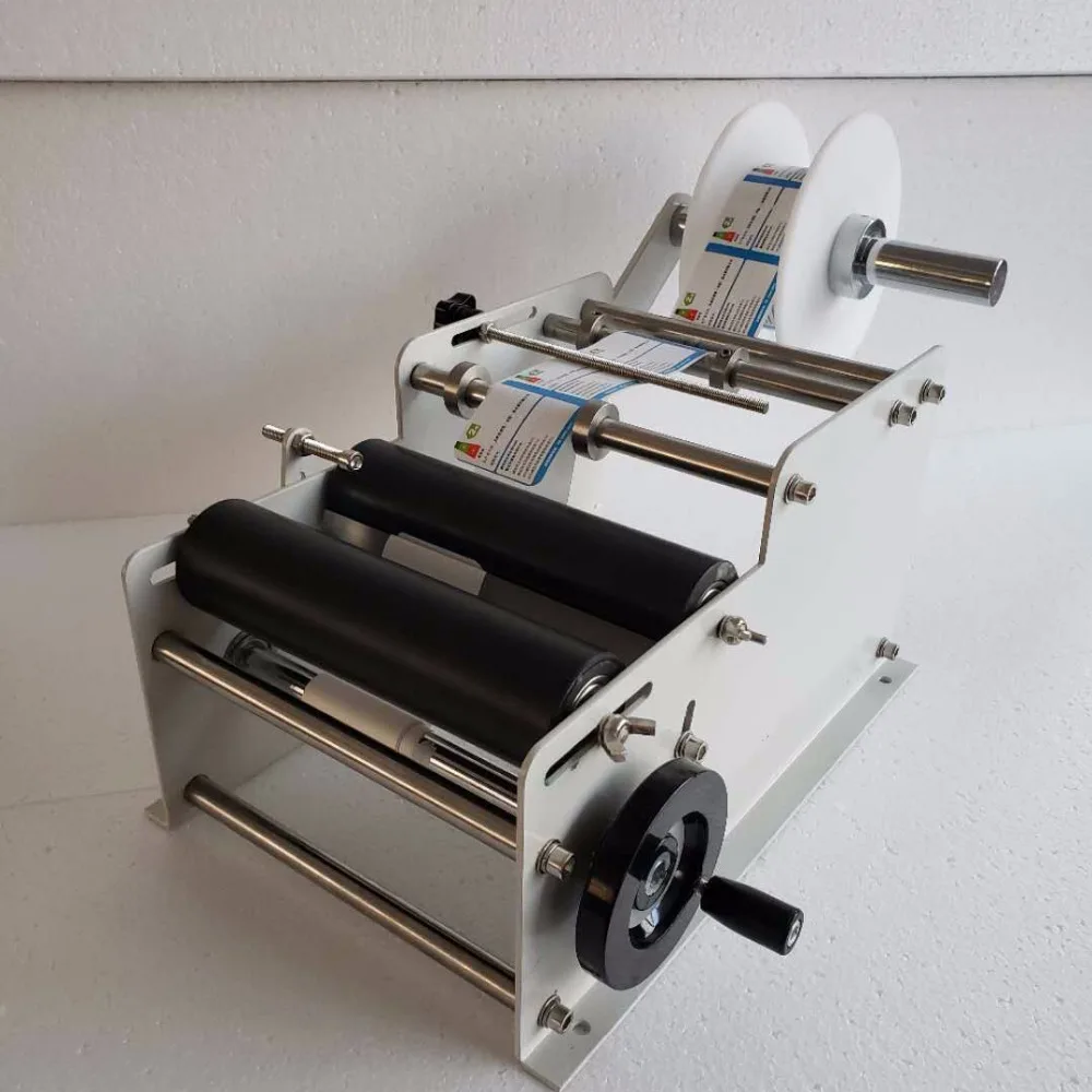YTK-L100 handheld manual round bottle labeling machine for bottle,Manual Hand Operated Labeling Machine