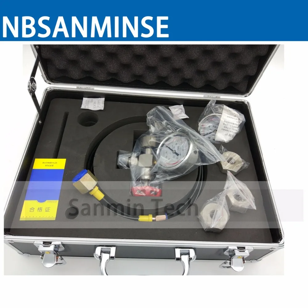NBSANMINSE cpu 16 25 40 азотный зарядный инструмент гидравлические компоненты из углеродистой стали и нержавеющей стали 304 типа