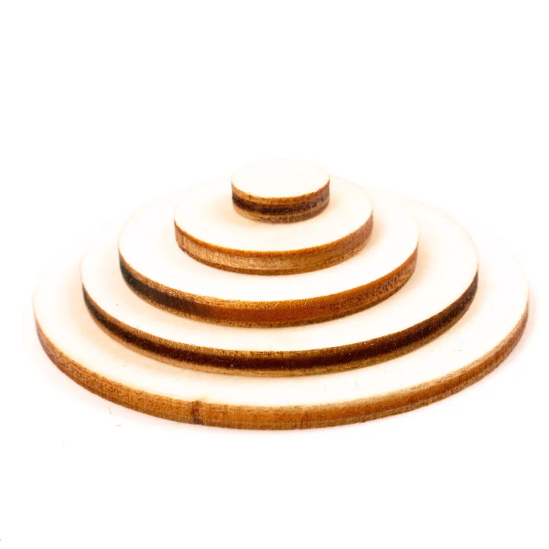 Круглые деревянные резинки для скрапбукинга сделай сам украшения дома ручной