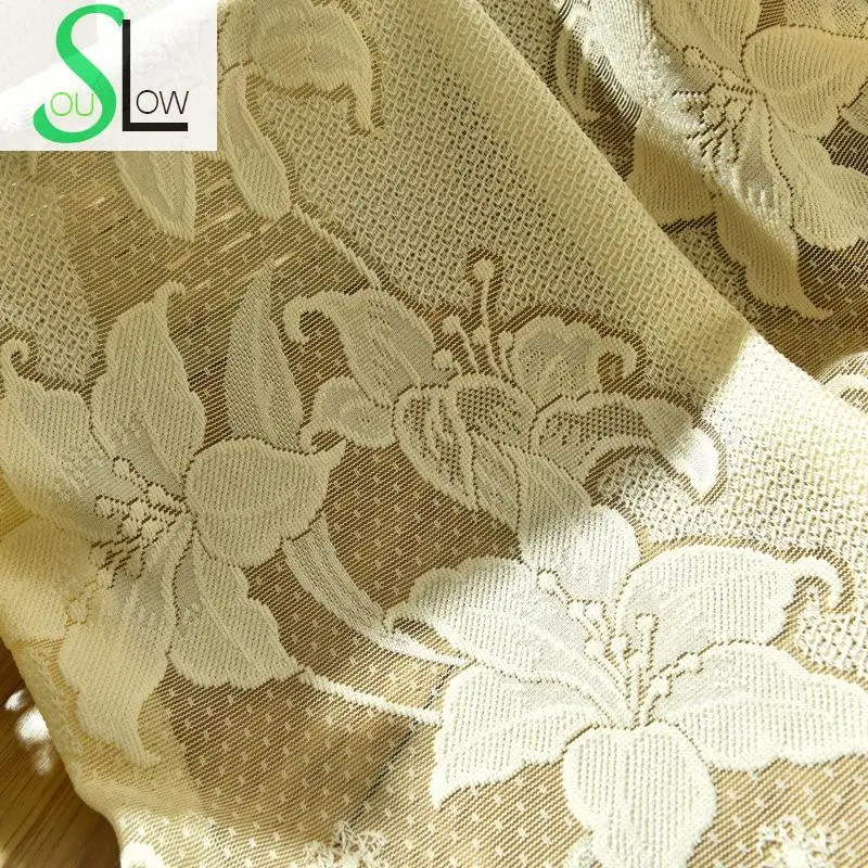 Современные жаккардовые шторы Slow Soul с нефритом белыми бежевыми черными