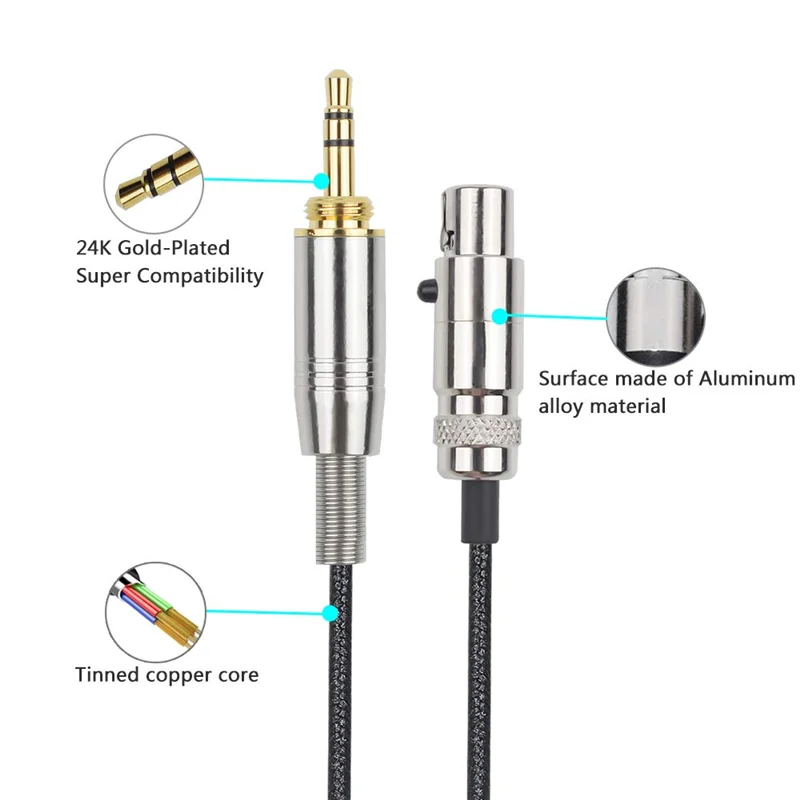 Shelkee Замена Модернизированный кабель для AKG Q701 K702 K267 K712 K141 K171 K181 K240 K271MKII K271 Pioneer HDJ-2000 наушники