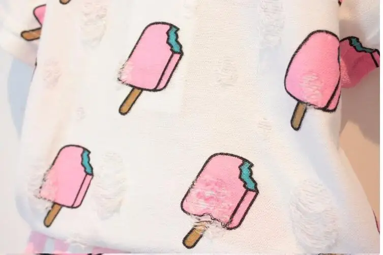 Корейская версия летней модной повседневной футболки с короткими рукавами для