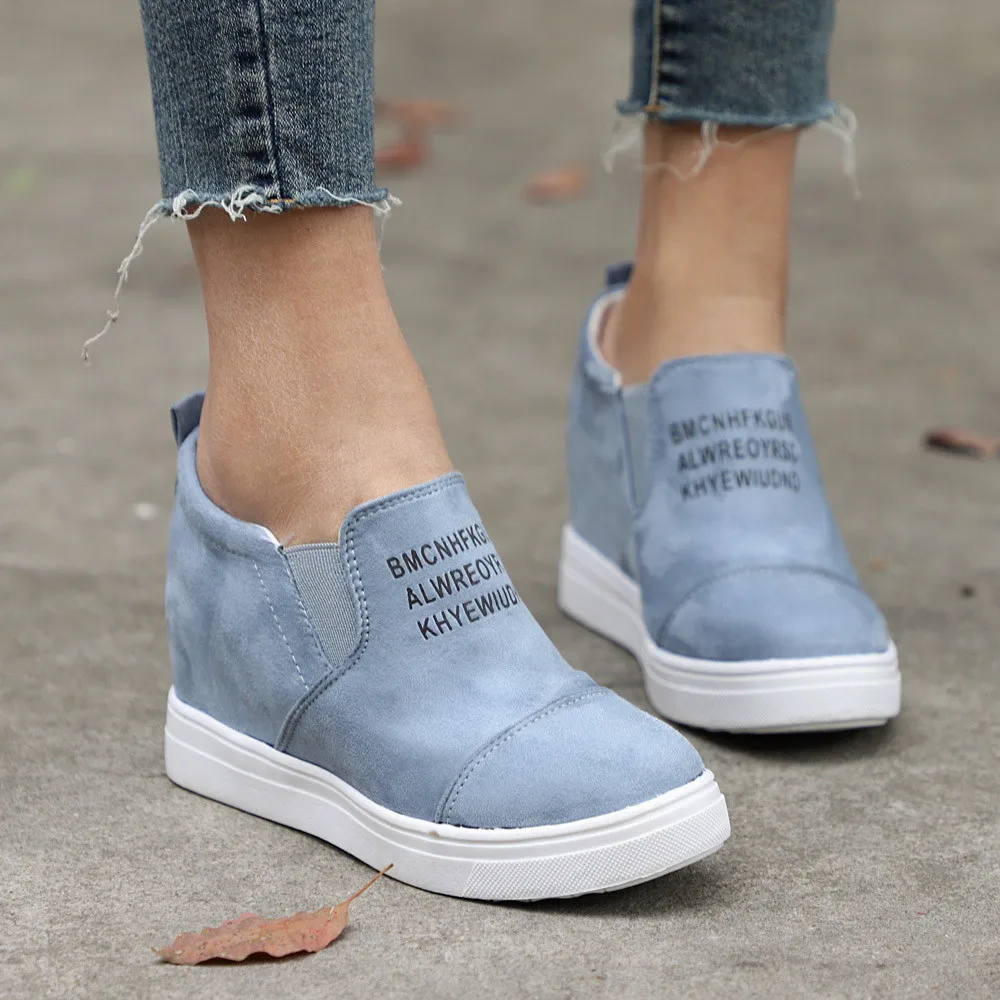 Women's Ladies Fashion Ankle Letter Increasing Wedges Martin Shoes Short Boots winter boots women warm snow#g8
